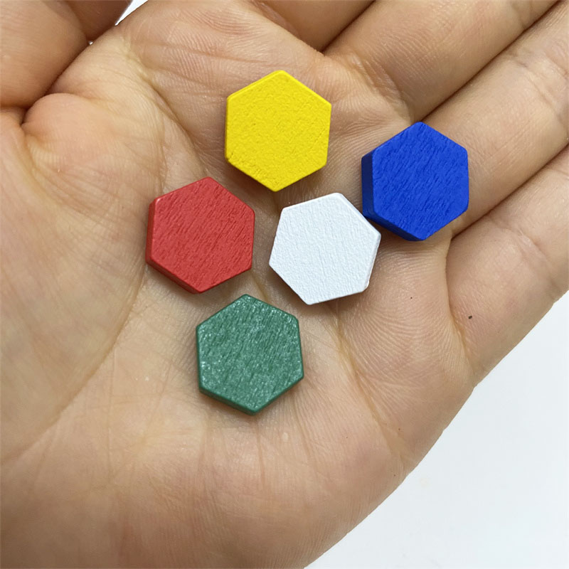 Board Game Hegemony - 50 buah spidol permainan prisma heksagonal