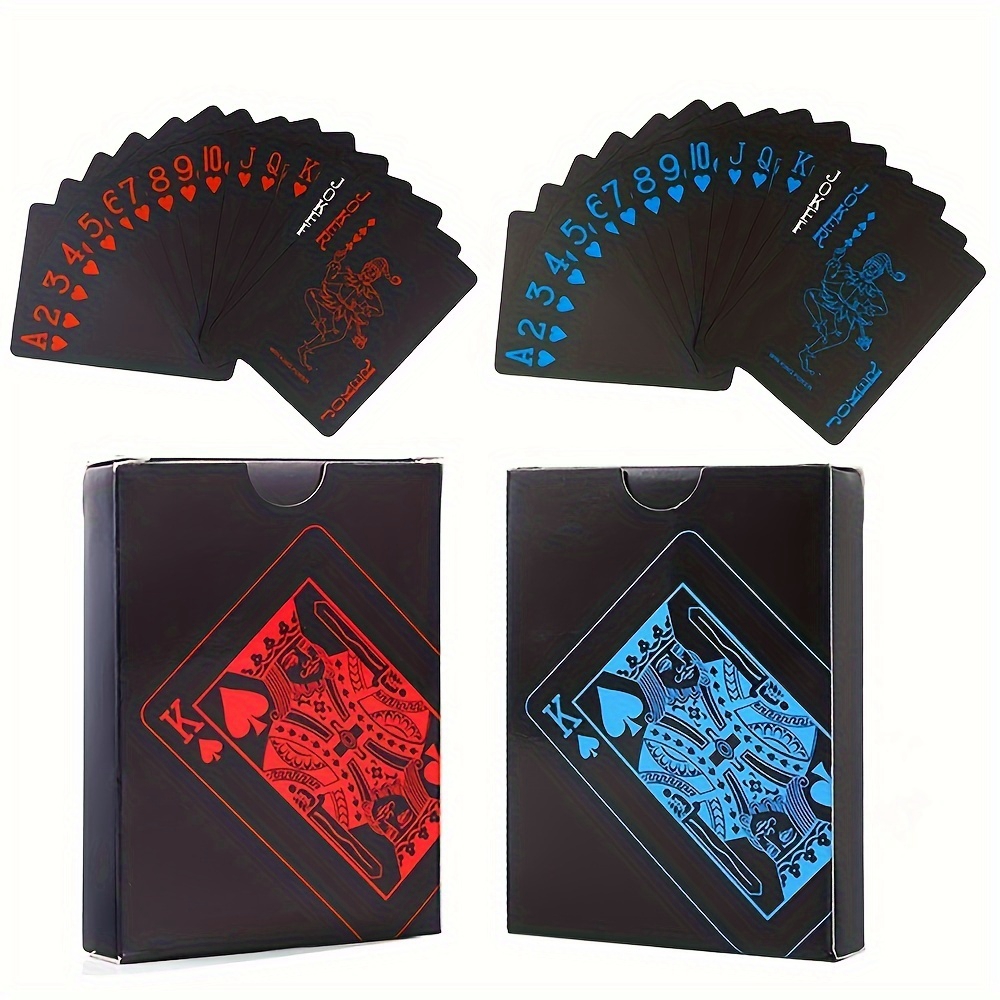 Board Game With Chips - 2 buah/set tahan air merah dan