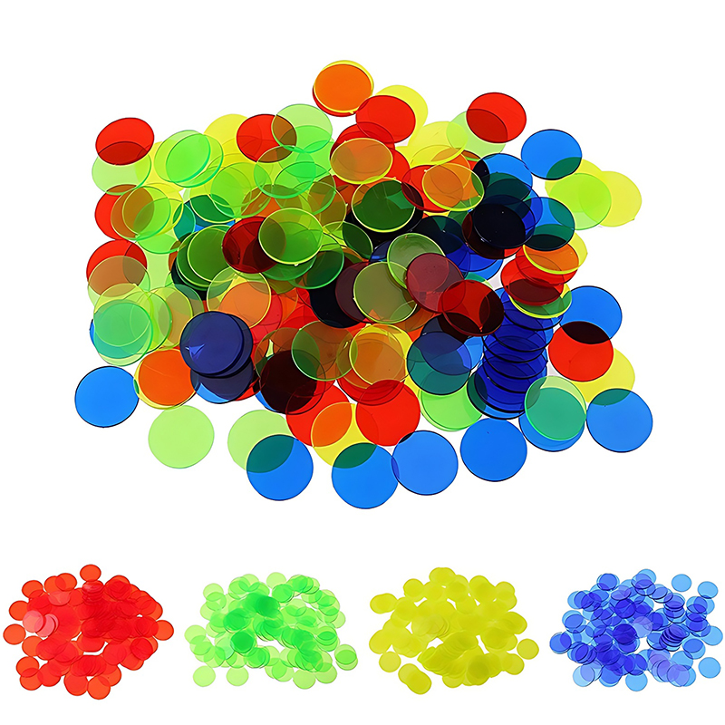 Board Game With Chips - 100/200 Buah 19Mm Chip Hitung Bulat