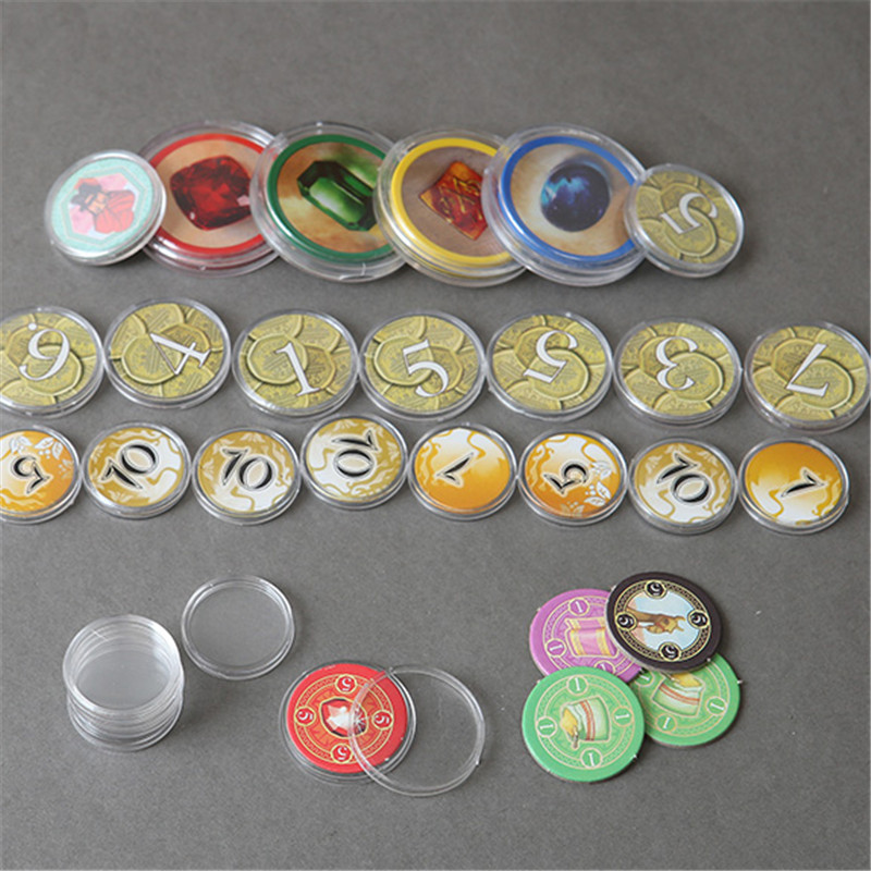 Board Game With Chips - 20/50 Buah 15 Ukuran 18-45Mm Casing
