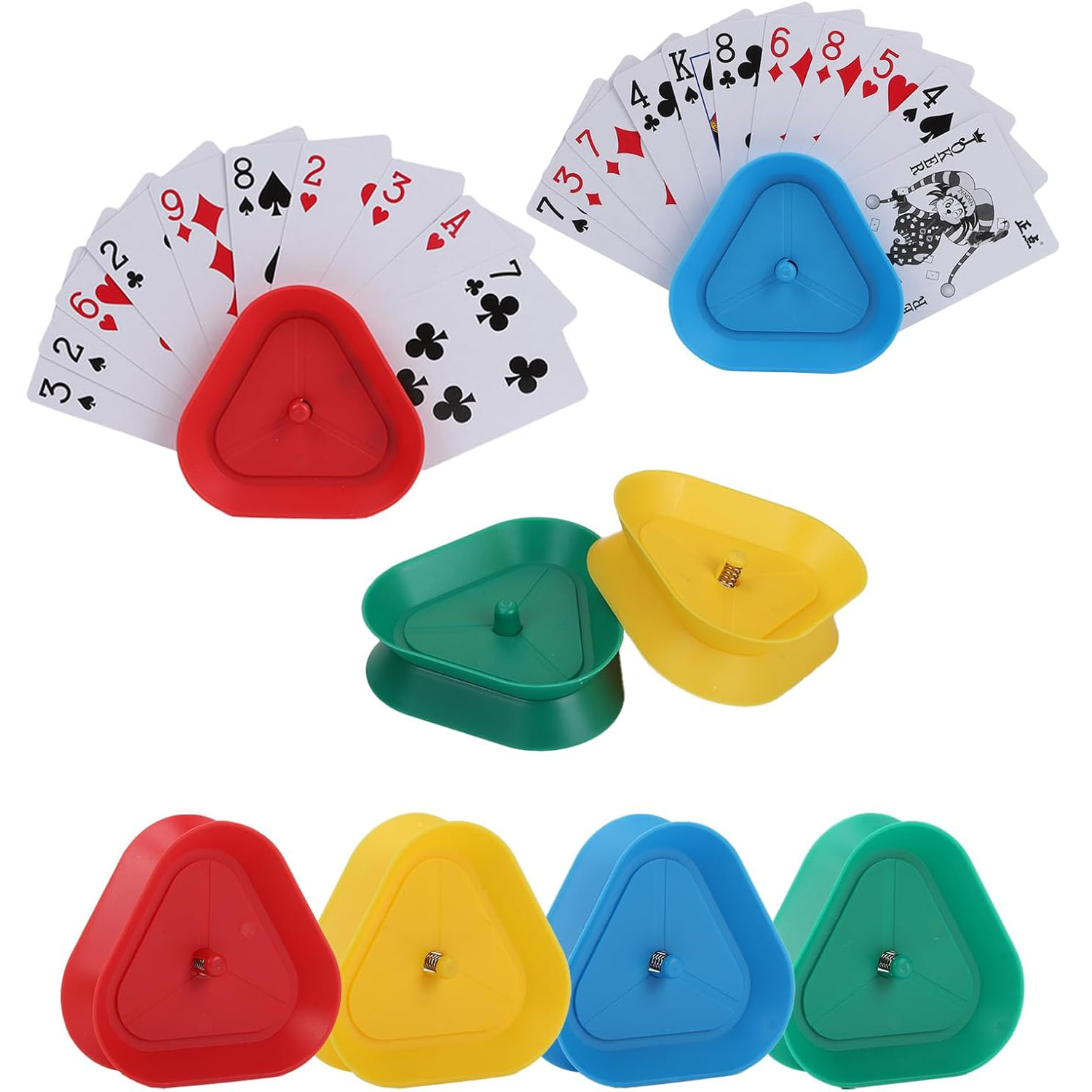 4 Buah/Set Tempat Kartu Bermai - Board Game With Chips ulasan dan harga