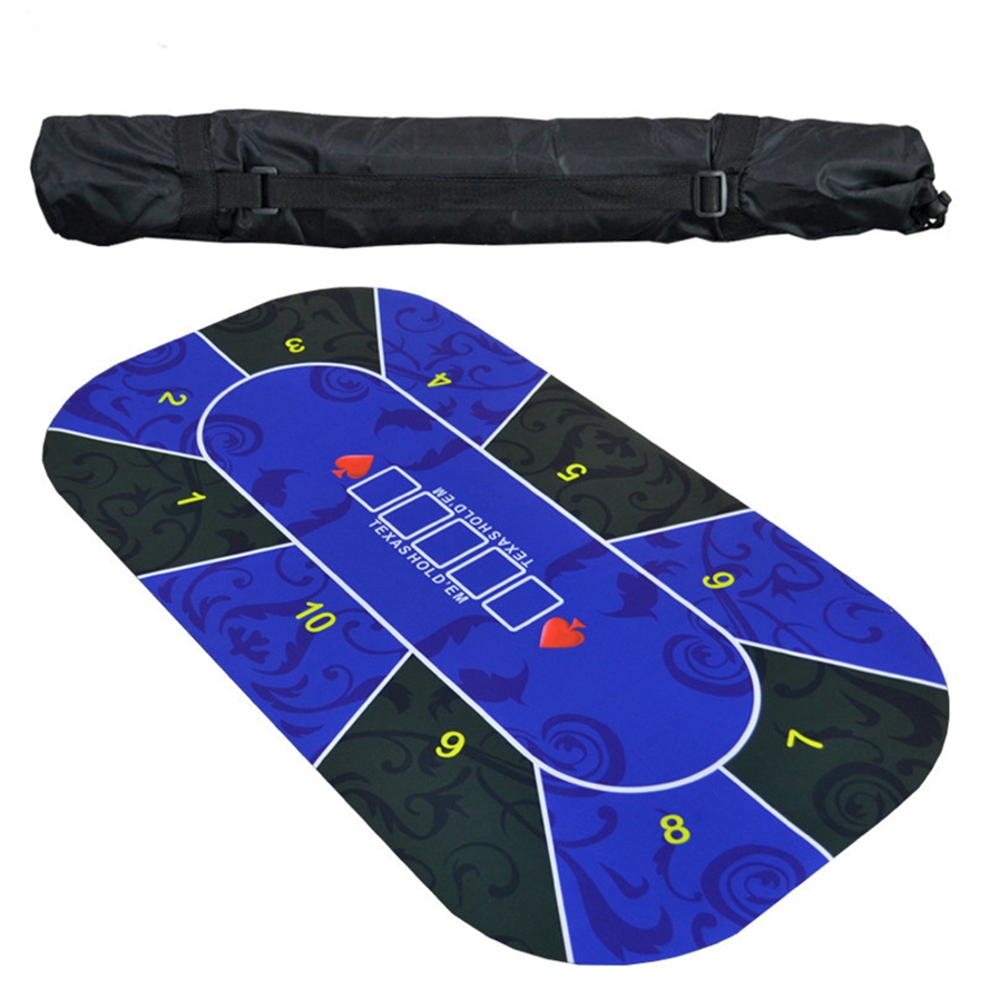 1.2*0.6M Texas Hold'em Poker T - Board Game With Chips ulasan dan harga