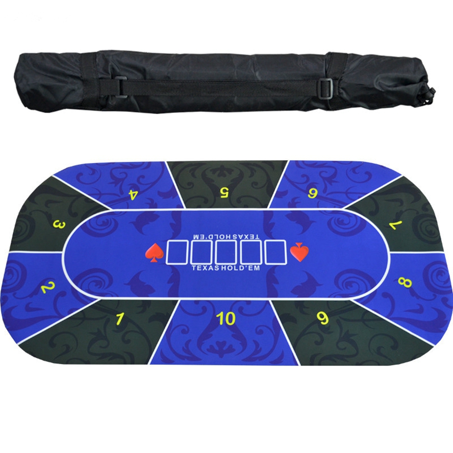 1.2*0.6M Texas Hold'em Poker T - Board Game With Chips ulasan dan harga