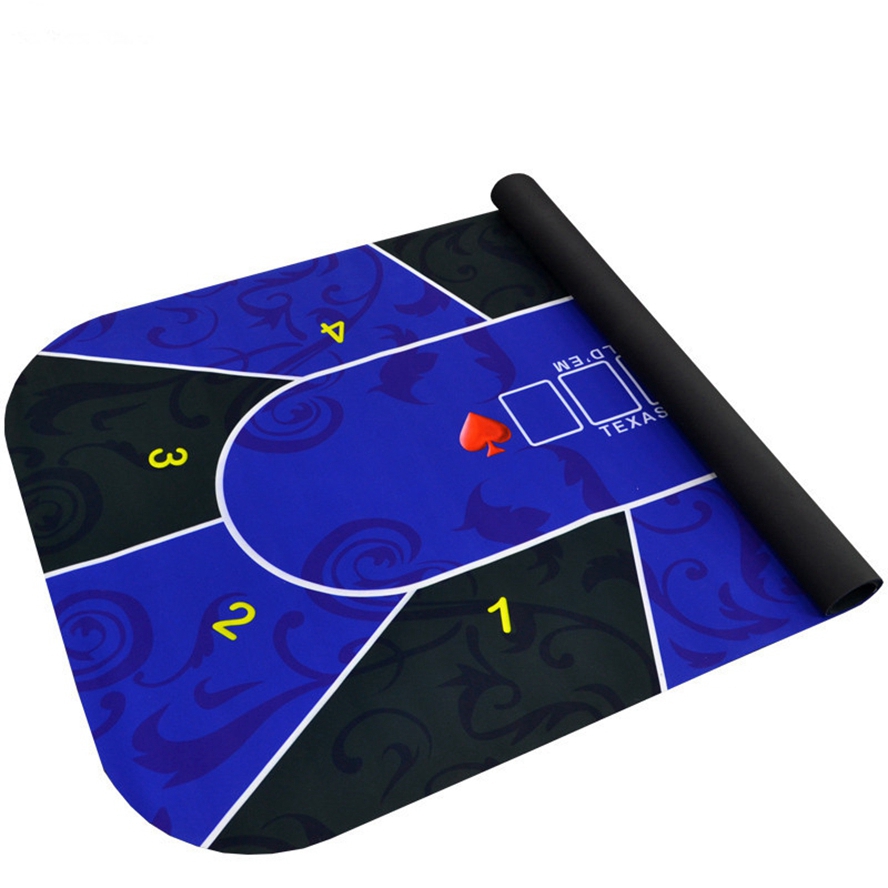 1.2*0.6M Texas Hold'em Poker T - Board Game With Chips ulasan dan harga
