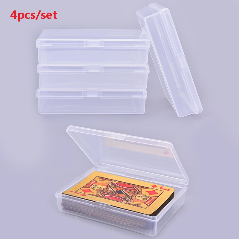 4 Buah 10*7*2.4Cm Kotak Plasti - Board Game With Chips ulasan dan harga