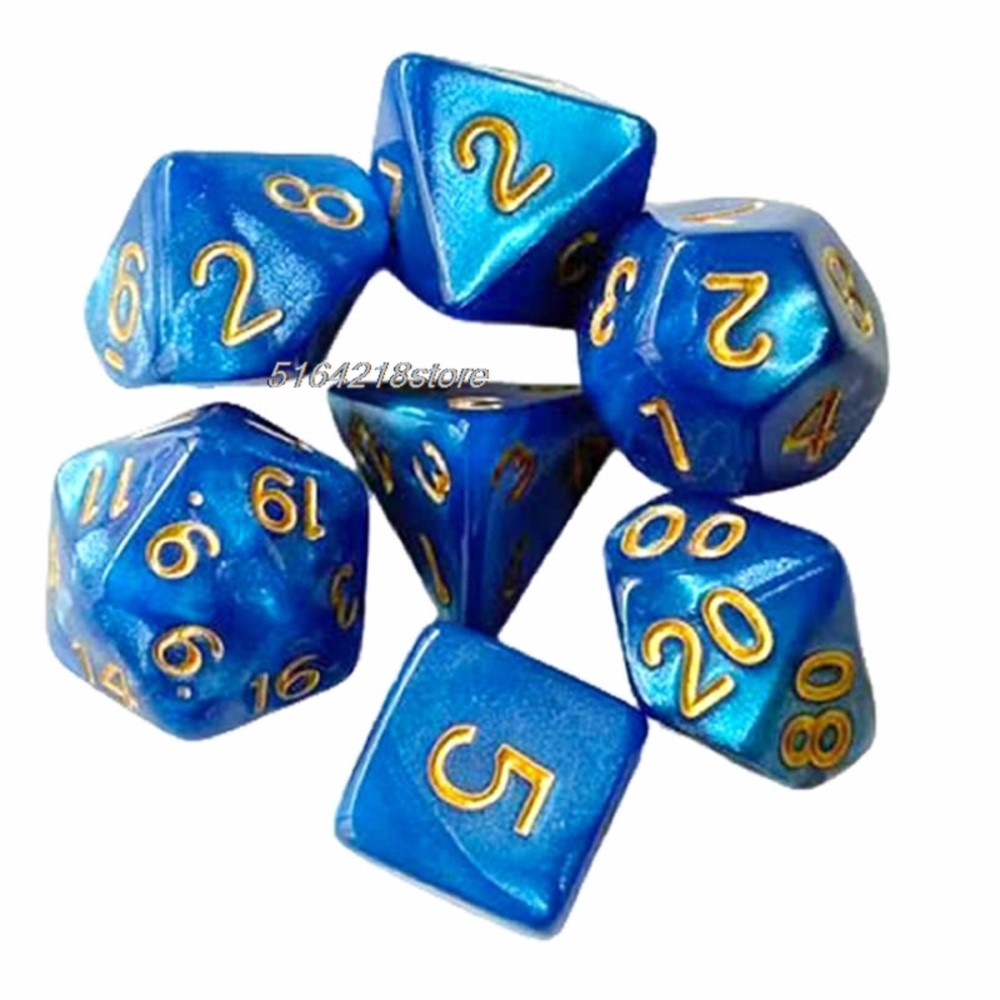 7 Buah Set Dadu Permainan Papa - Board Game Hegemony ulasan dan harga