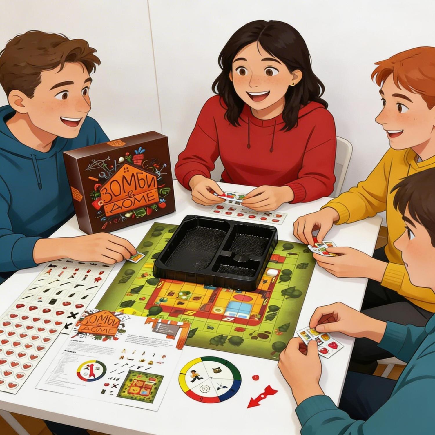 Versi Rusia Permainan Papan Be - Board Game Zombie ulasan dan harga